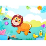JOKO Magnetická kniha, magnetické Puzzle Zvieratká v Zoo