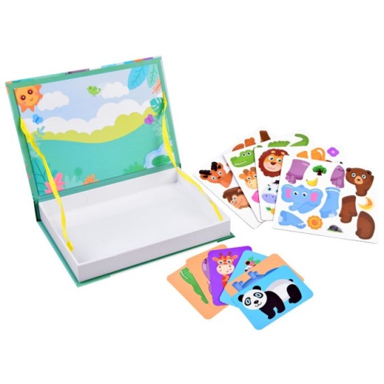 JOKO Magnetická kniha, magnetické Puzzle Zvieratká v Zoo