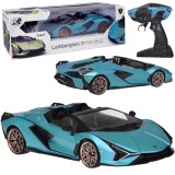 JOKO RC Auto Lamborghini Sián na diaľkové ovládanie so svetlom, modré - potrhana krabica