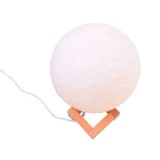 JOKO Lampa Mesiac 18cm na drevenom podstavci
