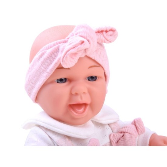 JOKO Bábika Bobas 30cm so Zajačikom + Cumlíky, ružová