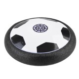 JOKO Hoverball Lietajúca futbalová lopta do izby s LED svetlom na batérie 19cm, čierno-biela
