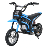 JOKO Elektrická Motorka RZ56 MAX 350W s Reťazovým Pohonom 24V, Nafukovacie kolesá, Kožené sedadlo, nosnosť 65kg, modrá