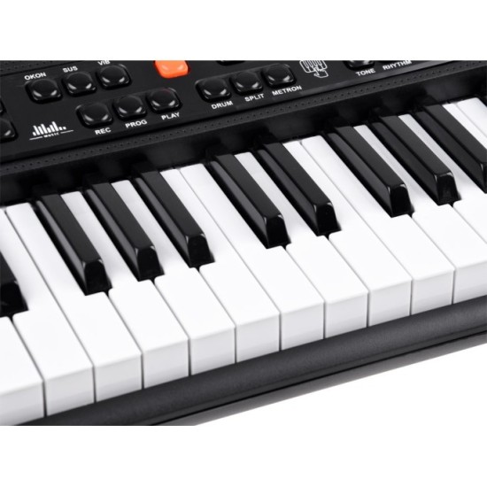 JOKO Detské Klávesy 61 kláves Dynamické s mikrofónom 83cm, čierne