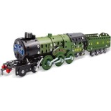 JOKO Konštrukčná Kovová stavebnica Lokomotíva Flying Scotsman s vagónom 340ks