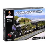 JOKO Konštrukčná Kovová stavebnica Lokomotíva Flying Scotsman s vagónom 340ks