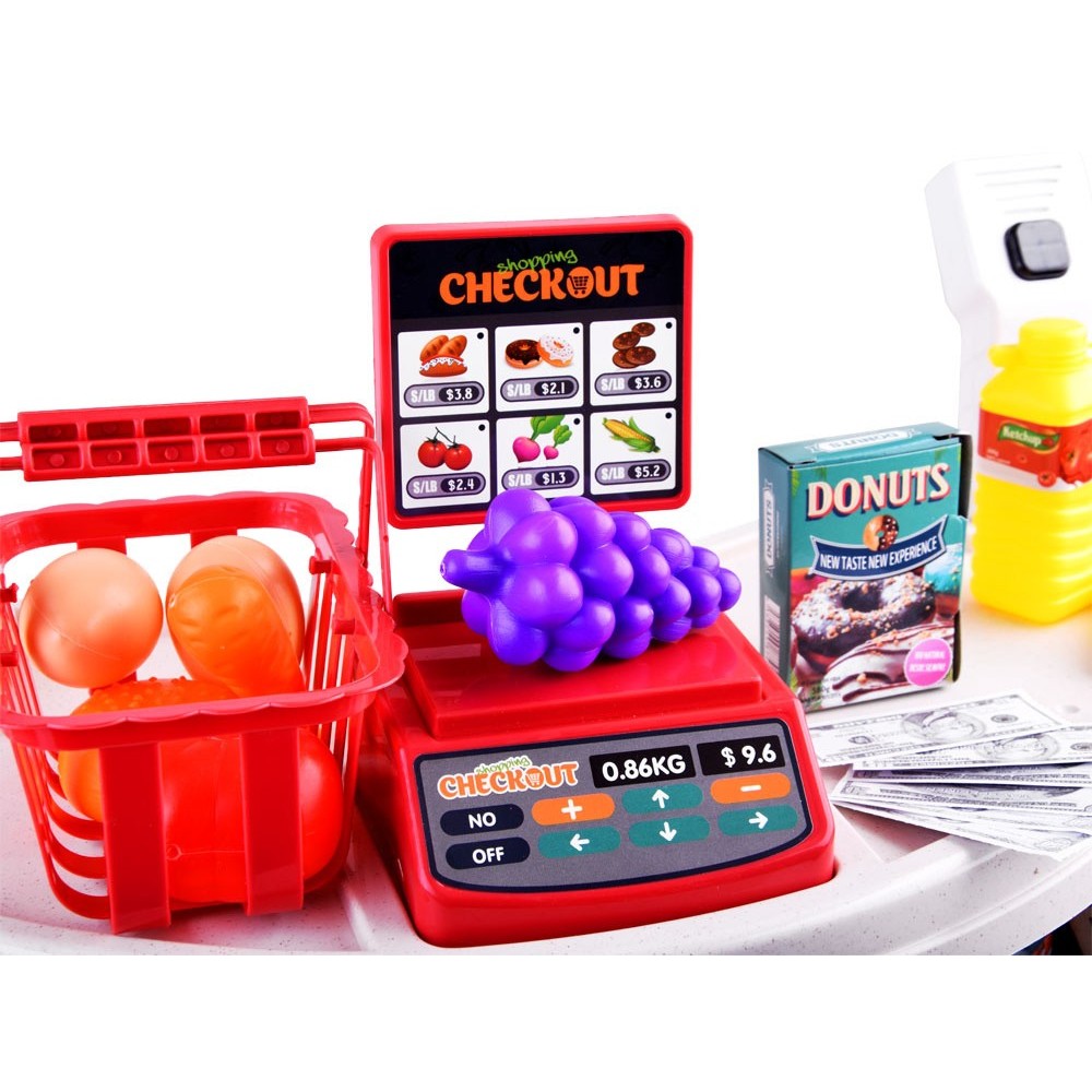 JOKO Detský Obchod, Supermarket + nákupný košík + potraviny