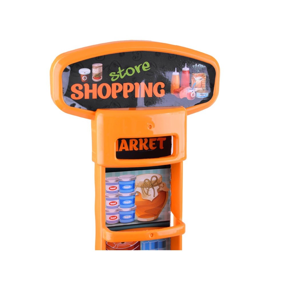 JOKO Detský Obchod, Supermarket + nákupný košík + potraviny
