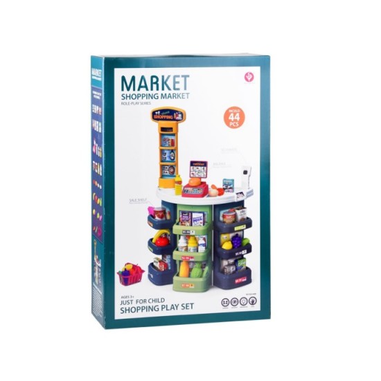 JOKO Detský Obchod, Supermarket + nákupný košík + potraviny