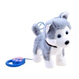 JOKO Interaktívny Psík HUSKY na dotyk so zvukom + vodítko