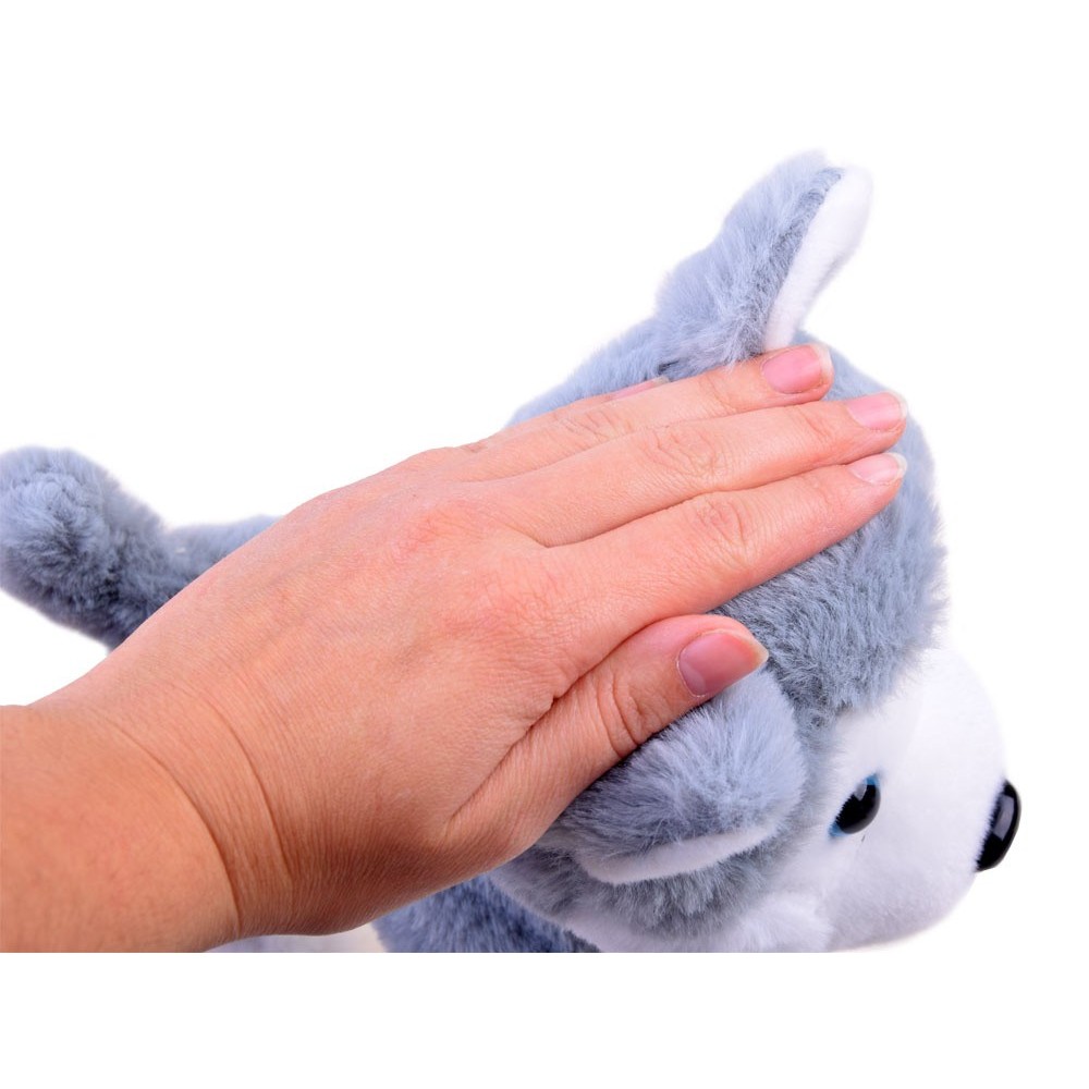 JOKO Interaktívny Psík HUSKY na dotyk so zvukom + vodítko