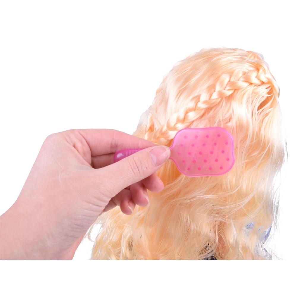 JOKO Bábika 45 cm v plesových šatách + stojan, modrá
