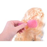 JOKO Bábika 45 cm v plesových šatách + stojan, modrá