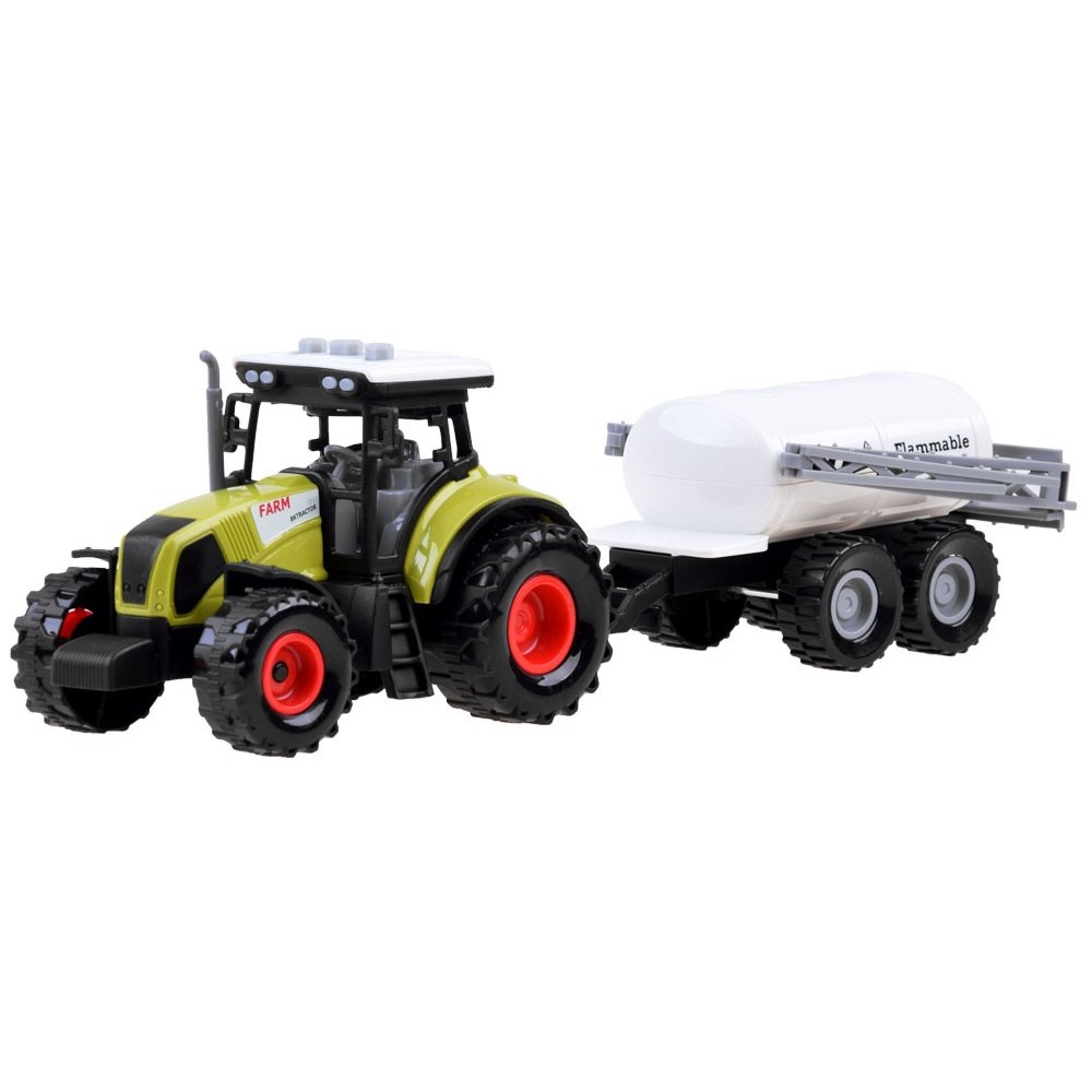 JOKO Sada Traktor s vlečkou 3 kusy, so zvukom a svetlom