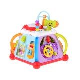 HOLA Toys Interaktívna kocka pre deti so svetlom a zvukom + mikrofón a volant 15v1