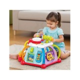 HOLA Toys Interaktívna kocka pre deti so svetlom a zvukom + mikrofón a volant 15v1