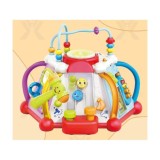 HOLA Toys Interaktívna kocka pre deti so svetlom a zvukom + mikrofón a volant 15v1