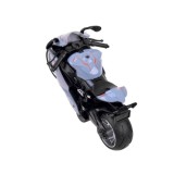 JOKO Kovová Motorka Model na natiahnutie, sivá