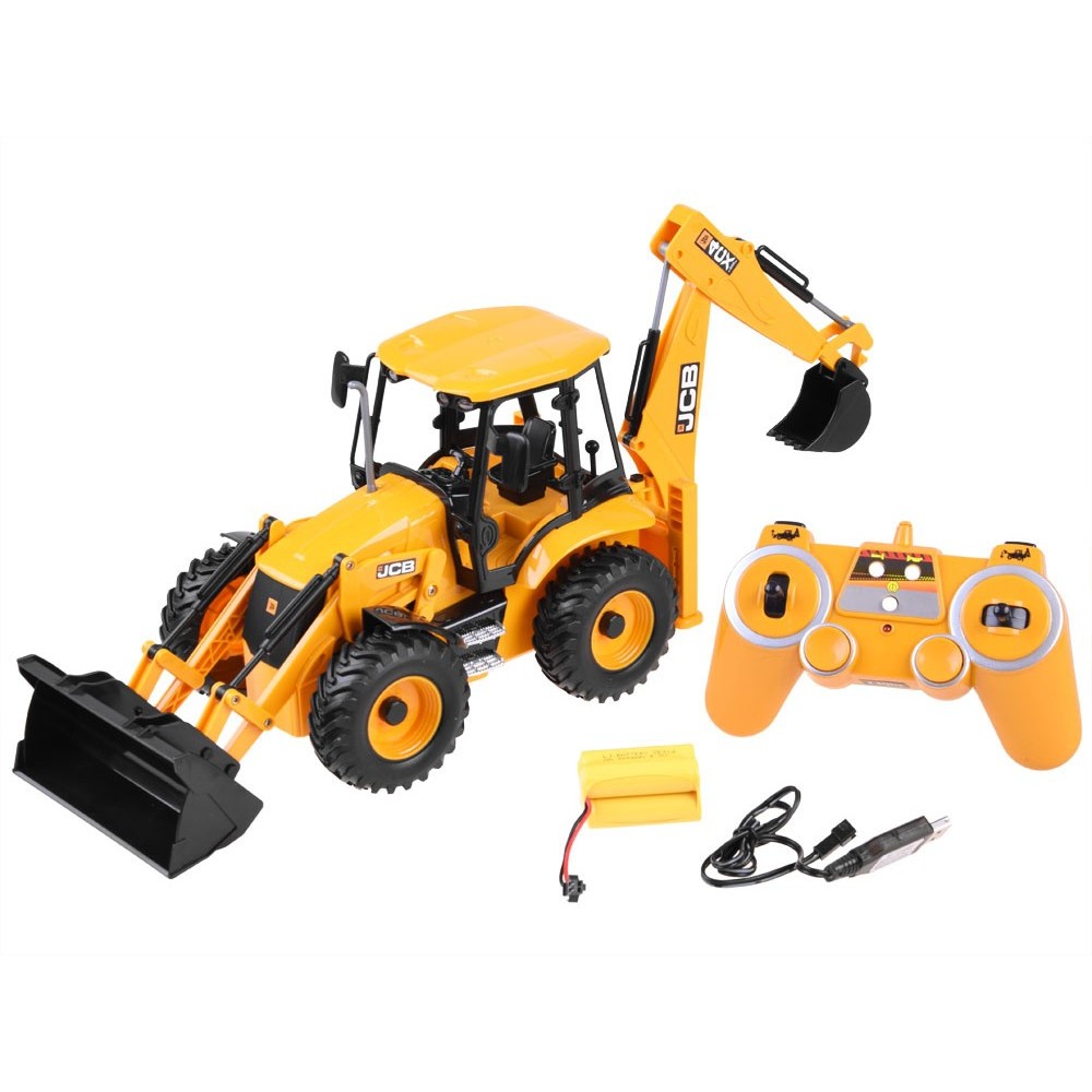 Double Eagle RC Buldozér na diaľkové ovládanie + zadný bager 2v1 39cm