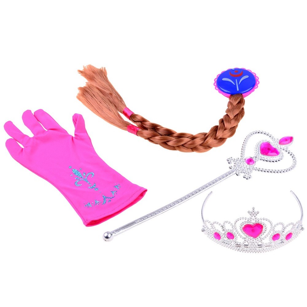 JOKO Kostým, Sada pre malú princeznú Korunka, žezlo, rukavica, príčesok vrkoče