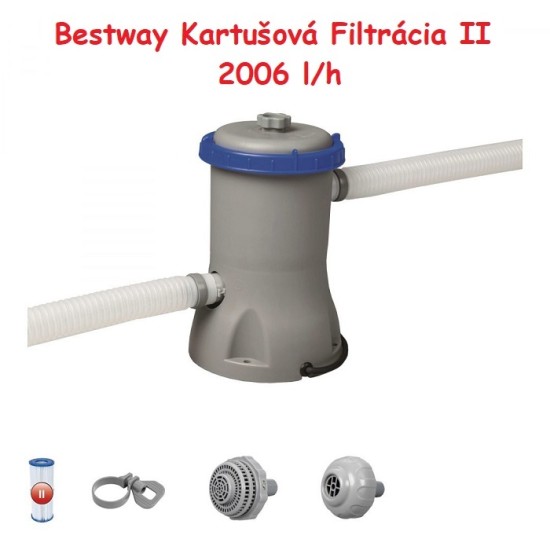 Bestway 58383 Kartušová Filtrácia II 2006 l/h