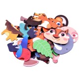 JOKO Magnetické Puzzle Zvieratká, magnetická tabuľa + fixa