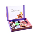 JOKO Magnetické Puzzle Zvieratká, magnetická tabuľa + fixa
