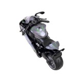 JOKO Kovová Motorka Model na natiahnutie, sivo-zelená