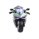 JOKO Kovová Motorka Model na natiahnutie, sivo-zelená