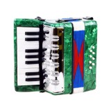 JOKO Veľký detský akordeón, harmonika pre deti 23cm x 23cm, zelený