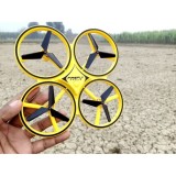 JOKO RC Dron ovládaný rukou s LED svetlom, Kvadrokoptéra UAV Gravity Sensor na diaľkové ovládanie, žltý