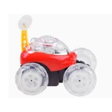 JOKO RC Auto Twister, bláznivé auto na diaľkové ovládanie + svetlo + hudba, červené
