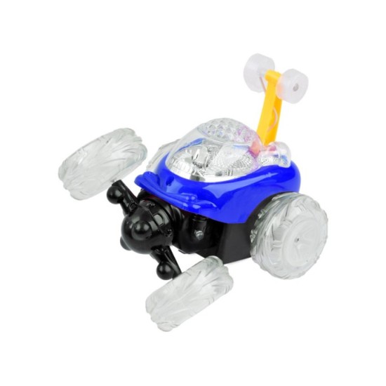 JOKO RC Auto Twister, bláznivé auto na diaľkové ovládanie + svetlo + hudba, modré