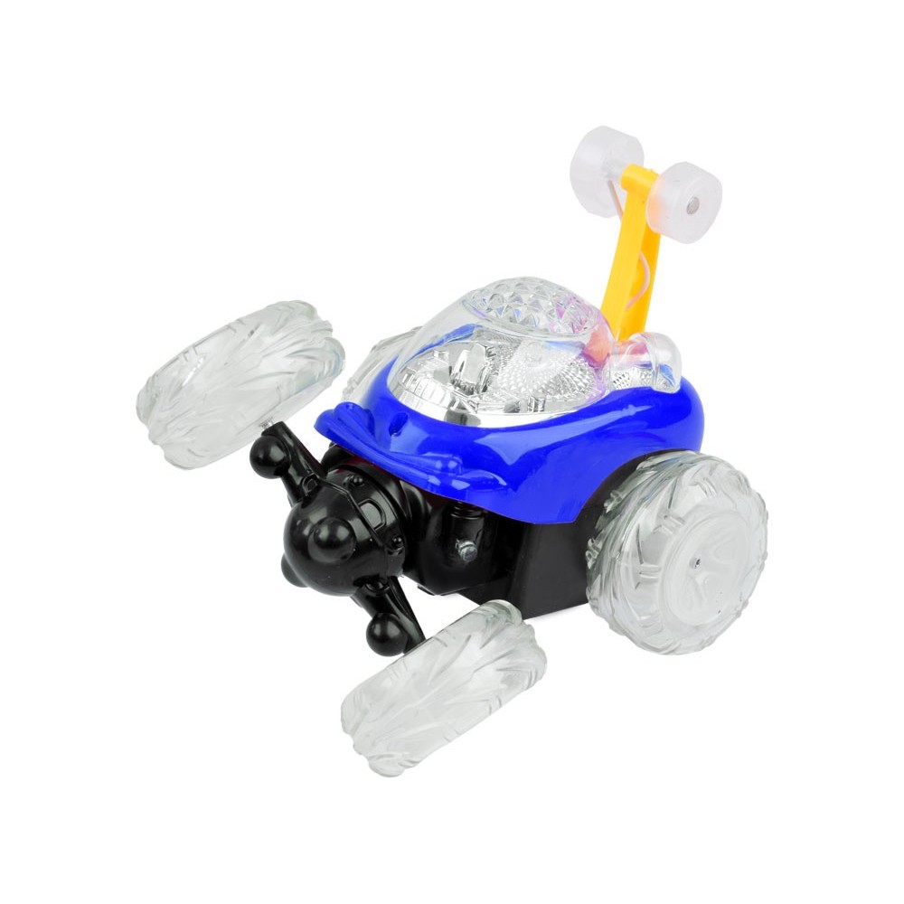 JOKO RC Auto Twister, bláznivé auto na diaľkové ovládanie + svetlo + hudba, modré