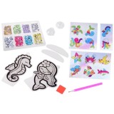 JOKO Kreatívna súprava 5D Diamantové obrázky MAGIC, Diamantové maľovanie pre deti, morská panna, podmorský svet