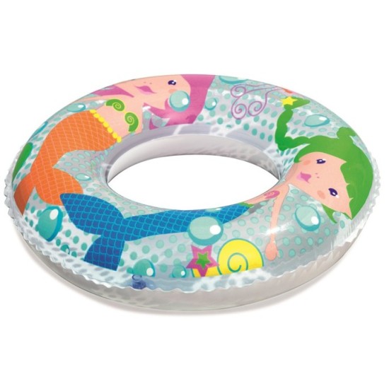 Bestway 36113 Detské Nafukovacie Plávacie koleso Morské Panny 51cm, od 3 do 6 rokov
