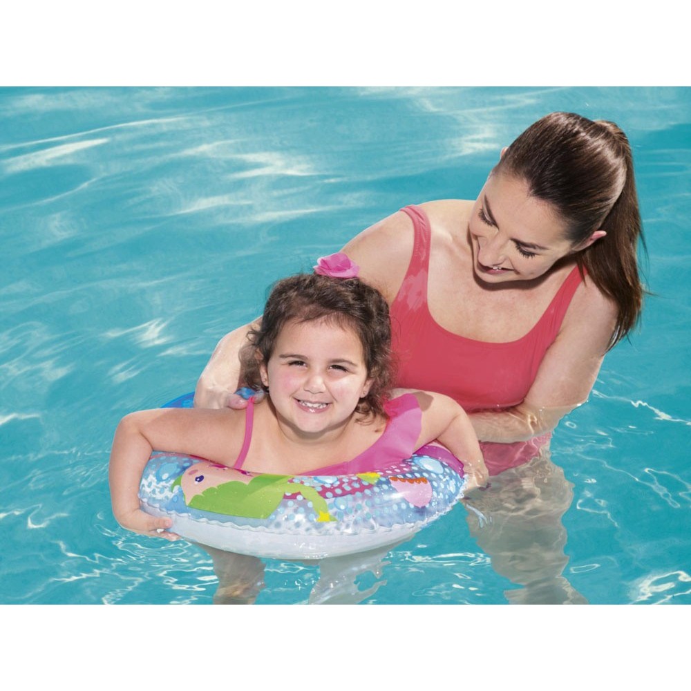 Bestway 36113 Detské Nafukovacie Plávacie koleso Morské Panny 51cm, od 3 do 6 rokov