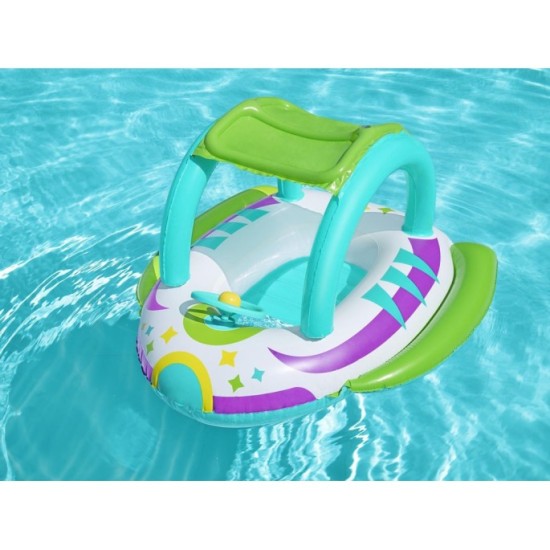 Bestway 34149 Nafukovacie vesmírna loďka Space Boat pre deti s volantom a striežkou