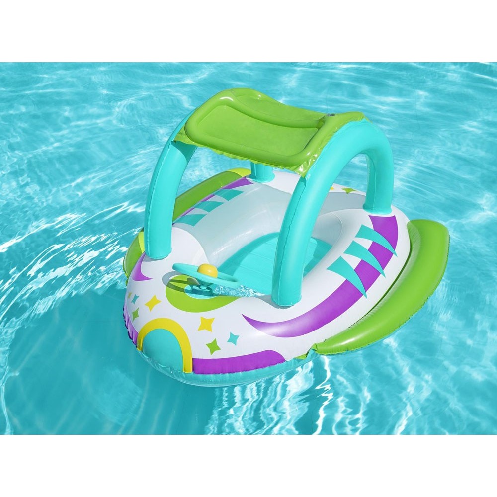 Bestway 34149 Nafukovacie vesmírna loďka Space Boat pre deti s volantom a striežkou