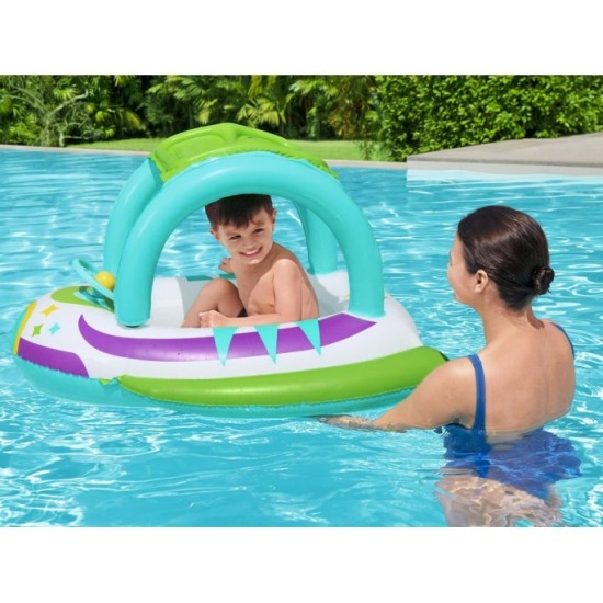Bestway 34149 Nafukovacie vesmírna loďka Space Boat pre deti s volantom a striežkou