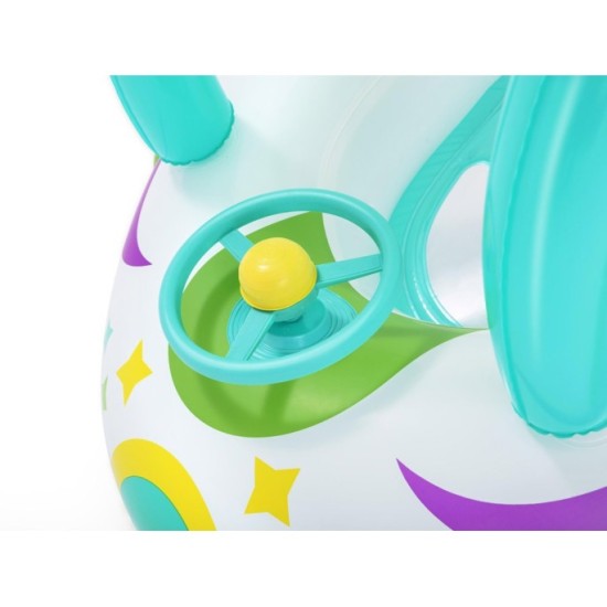 Bestway 34149 Nafukovacie vesmírna loďka Space Boat pre deti s volantom a striežkou