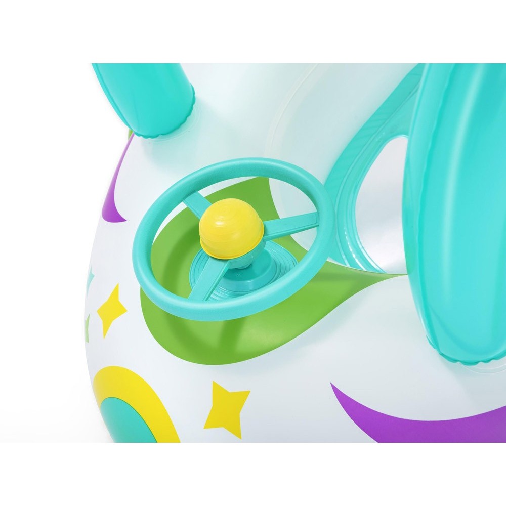 Bestway 34149 Nafukovacie vesmírna loďka Space Boat pre deti s volantom a striežkou