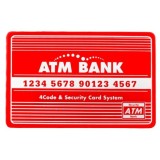 JOKO Detský Interaktívny Bankomat na Peniaze, Pokladnička na batérie + bankomatová karta, červený
