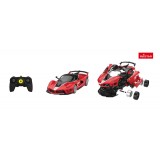 Rastar Konštrukčné autíčko RC Auto Ferrari FXX-K 1:18  Building kit na diaľkové ovládanie, červené