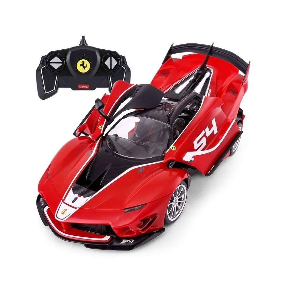 Rastar Konštrukčné autíčko RC Auto Ferrari FXX-K 1:18  Building kit na diaľkové ovládanie, červené