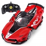 Rastar Konštrukčné autíčko RC Auto Ferrari FXX-K 1:18  Building kit na diaľkové ovládanie, červené