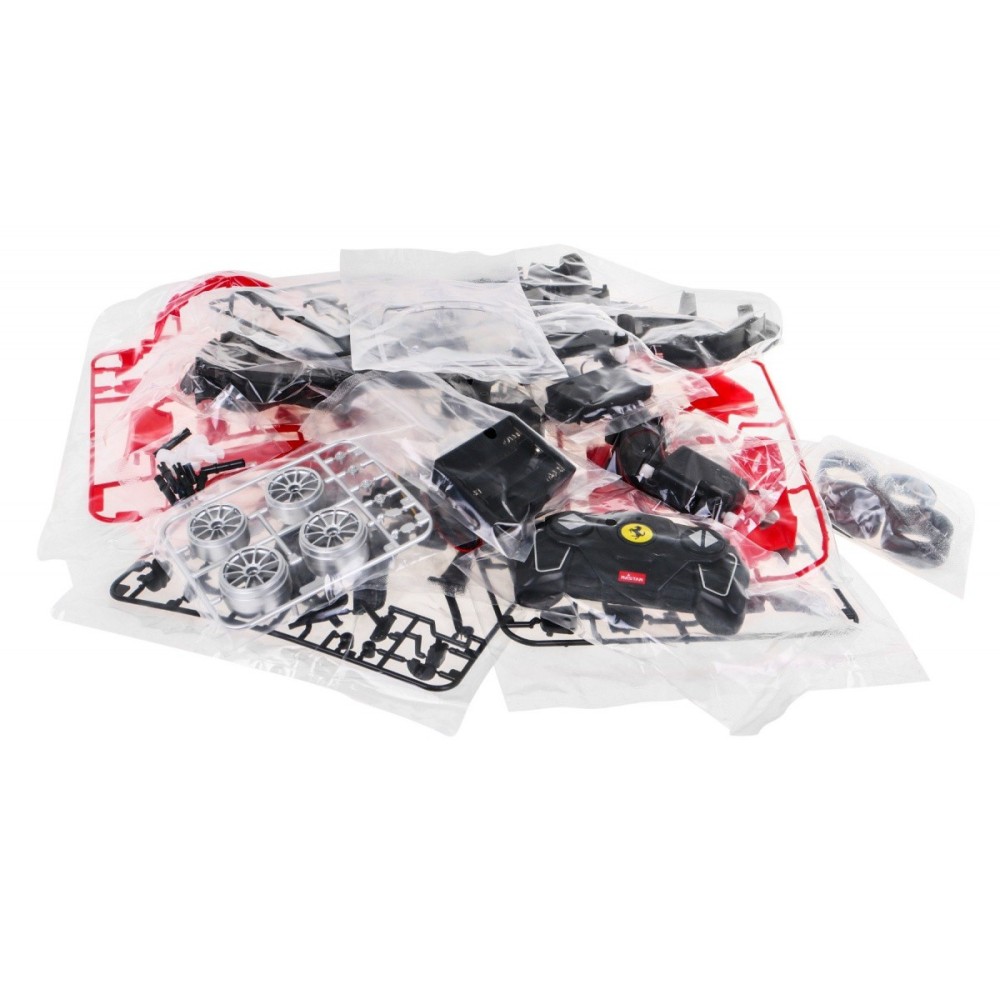 Rastar Konštrukčné autíčko RC Auto Ferrari FXX-K 1:18  Building kit na diaľkové ovládanie, červené