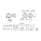 Rastar Konštrukčné autíčko RC Auto Ferrari FXX-K 1:18  Building kit na diaľkové ovládanie, červené