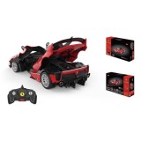 Rastar Konštrukčné autíčko RC Auto Ferrari FXX-K 1:18  Building kit na diaľkové ovládanie, červené