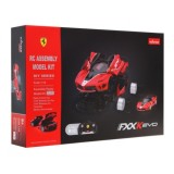 Rastar Konštrukčné autíčko RC Auto Ferrari FXX-K 1:18  Building kit na diaľkové ovládanie, červené